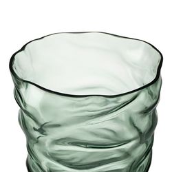 Ваза Crumpl, 20 см, зеленая