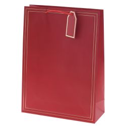 GAEM Пакет подарочный L (бумага 210г/м2, блок 12шт), L31 W12 H42 см, 10в.