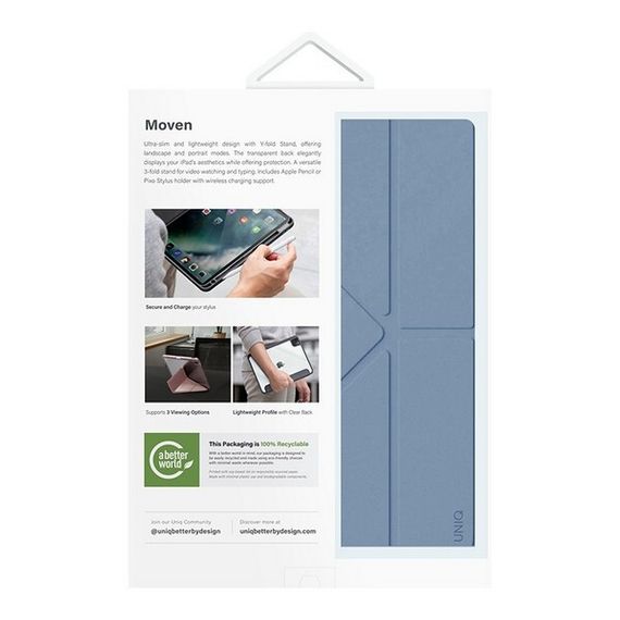 Чехол Uniq Moven для iPad Air 13&#39;&#39; (2024) Stone Blue (PDA13(2024)-MOVSBLU)