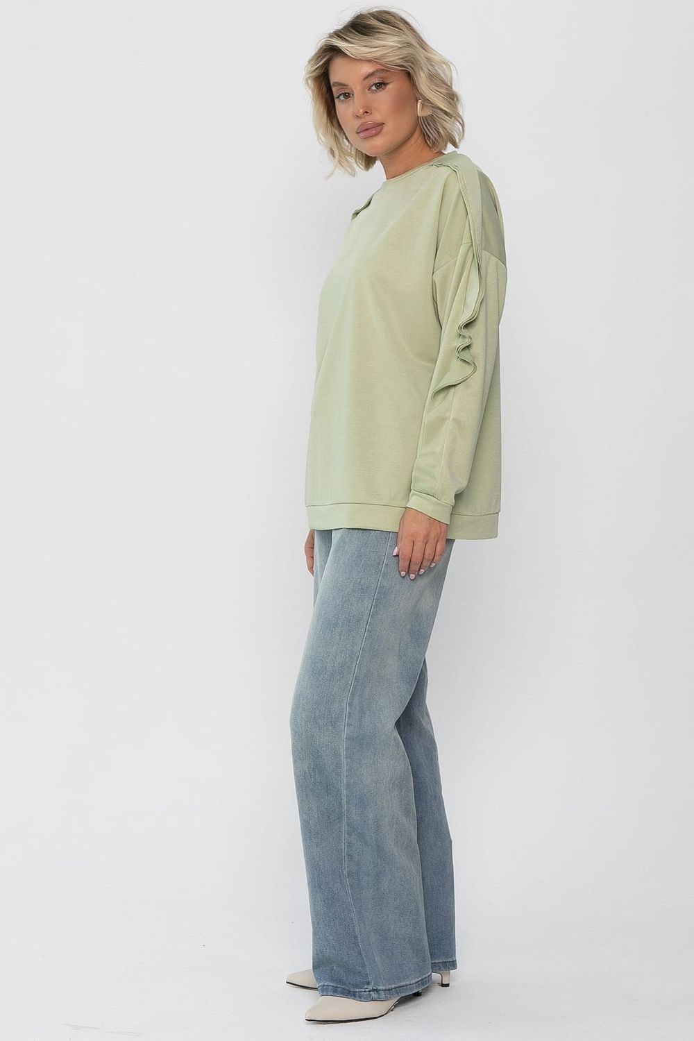 Джемпер Эвелина (оливковый) Б14232-5М LT Collection