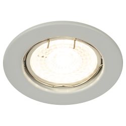 Встраиваемый светильник штампованный ЭРА ST1 SWH MR16 GU5.3 белый матовый | Штампованные встраиваемые светильники