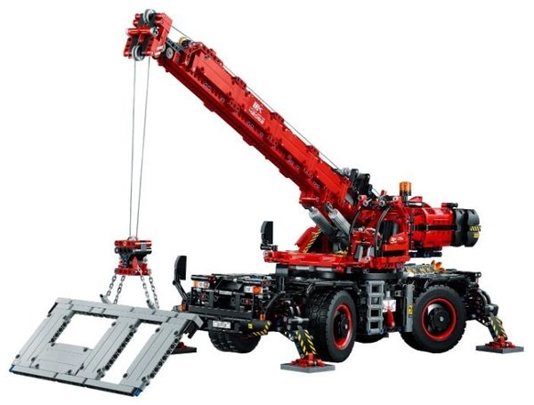 Электромеханический конструктор LEGO Technic 42082 Подъёмный кран для пересечённой местности