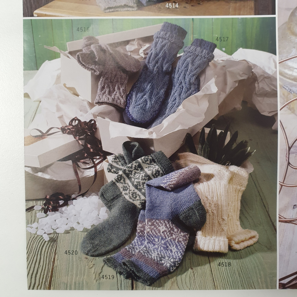Журнал Regia Magazine 43 - Носки семейства Регия, на немецком языке, с переводом на русский(вкладыш)