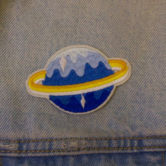 Нашивка на рюкзак и на одежду. Planet