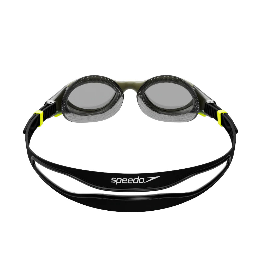 Очки для плав. SPEEDO Biofuse 2.0 Polarised, 8-00232817134, ДЫМЧАТЫЕ линзы, зеленая оправа