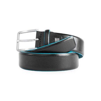Ремень мужской Piquadro Blue Square черный из натуральной кожи (CU5258B2/N)