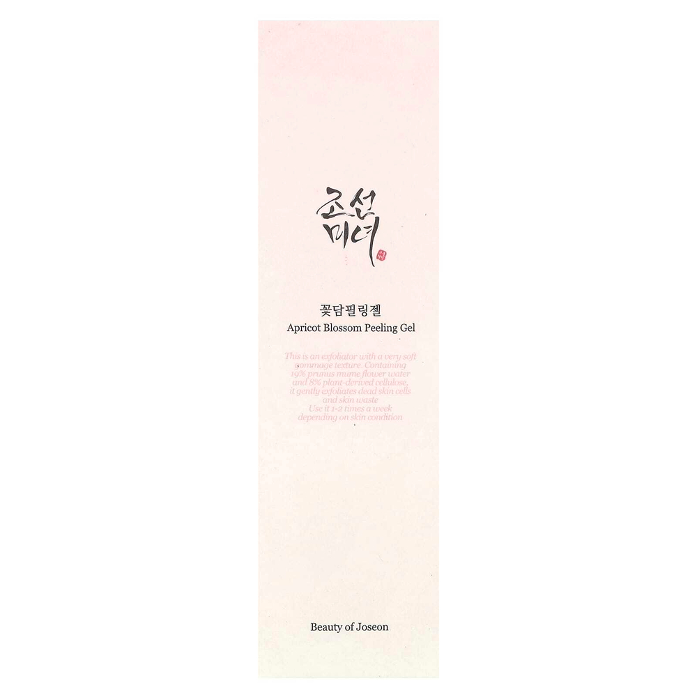 Beauty of Joseon, Гель-пилинг с цветками абрикоса, 100 мл (3,38 жидк. унц.)