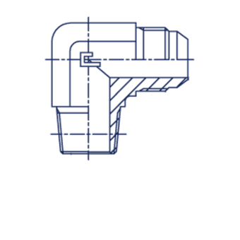 Штуцер FC90 JIC 1.1/16 - NPTF 1