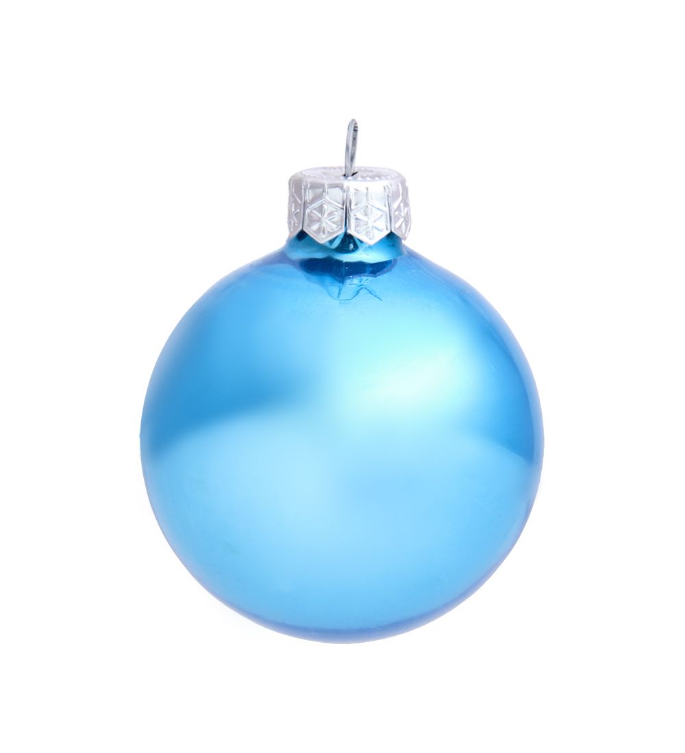 Элита НФШ-1080 Набор ел.украшений Шар 4шт «Снежинка синяя» 60 мм