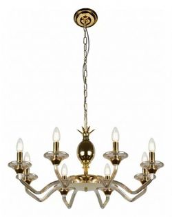 Подвесная люстра iLamp Flo YT2049-8 GD+COG