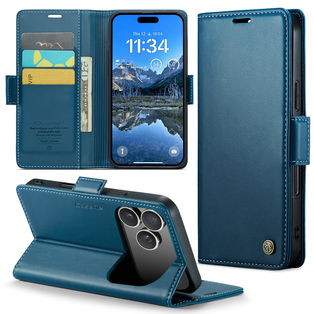 Чехол-книжка CaseMe Smooth iPhone 17 Pro