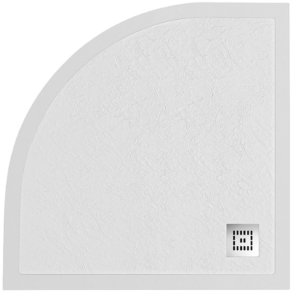 Душевой поддон из искусственного камня BelBagno Uno 90x90 TRAY-MR-UNO-R-90-550-35-W Белый
