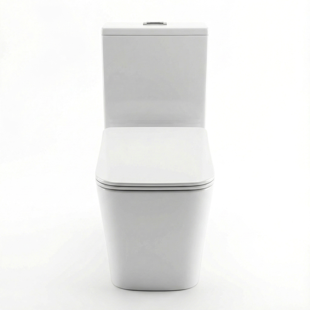 Унитаз-моноблок безободковый WAVE CALIPSO Tornado1.0,гор,ниж,2-кн.арм,сид.дюро,м/л,быстр,БЕЛЫЙглянец