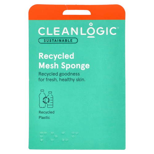 CleanLogic, Экологически чистая, переработанная сетчатая губка, 1 шт.