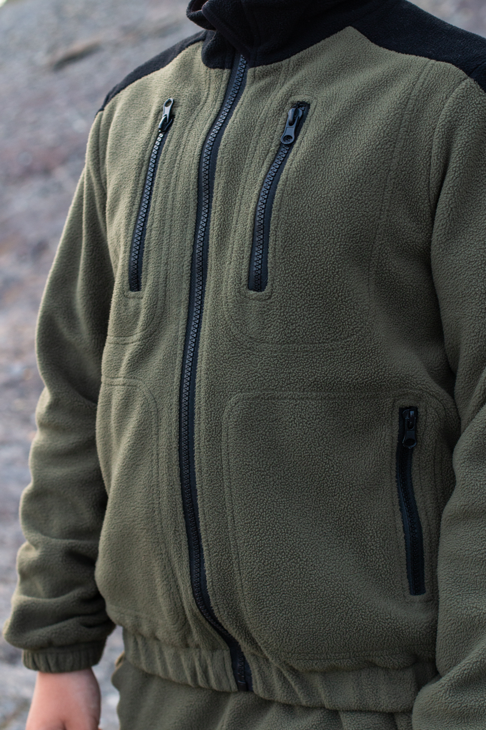 Флисовый костюм для мальчика комби