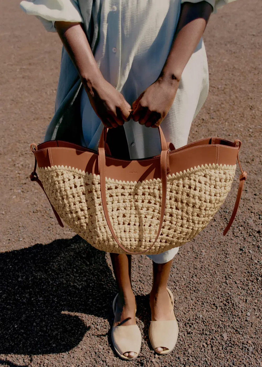 POLENE СУМКА CYME, РАФИЯ