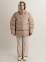 Пуховик объемный короткий Unisex с отстегивающимися рукавами