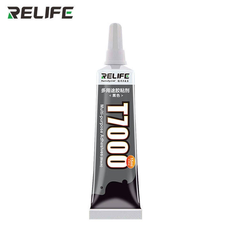Клей для тачскринов RELIFE T-7000 15мл Универсальный чёрный
