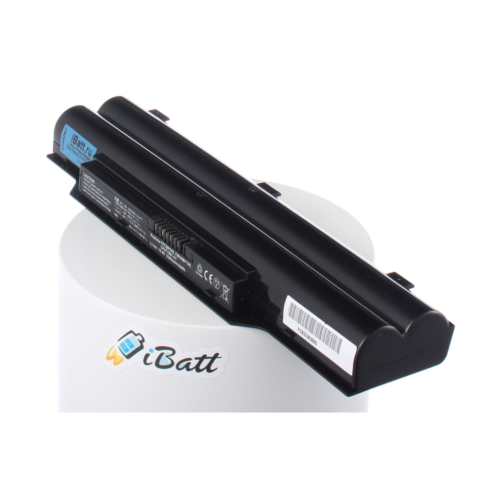 Аккумуляторная батарея iBatt 5200 mAh для ноутбука Fujitsu Siemens FPCBP250, FMVNBP186