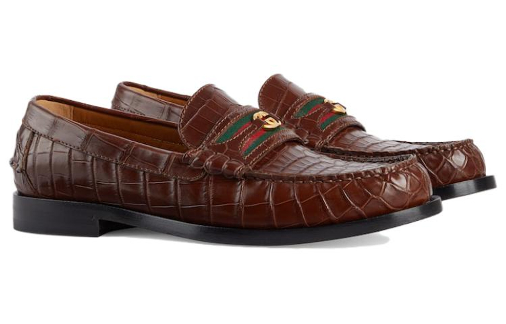 GUCCI Loafers Men"s Brown