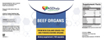 ASDHelp - Beef Organs (Liver, Heart, Kidney, Pancreas, Spleen)