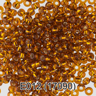 Бисер Чехия "GAMMA" круглый 5 10/0 2.3 мм E012 т.золотистый ( 17090 )