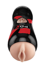 Мастурбатор в виде вагины PDX Elite Vibrating Pussy Stroker (Цвет: черный , телесный)