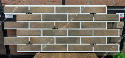Клинкерная термопанель ППС BestPoint Retro Brick Cardamon 1020х455 мм