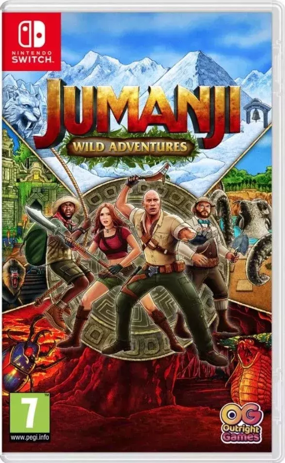 Игра Jumanji: Wild Adventures (Английская версия) для Nintendo Switch