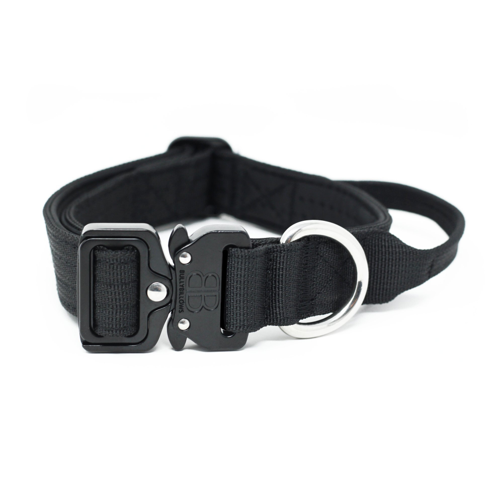 Ошейник Combat 2,5 см с ручкой BullyBillows