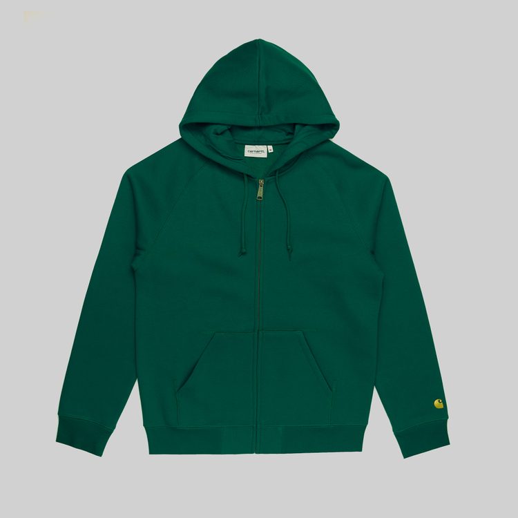 Толстовка мужская Carhartt WIP Chase Jacket Hooded артикул:I033664_chervil - купить в магазине Дайс