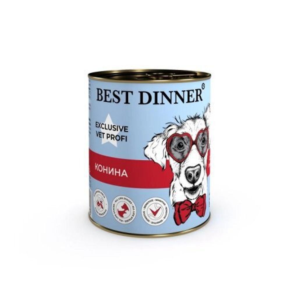 Best Dinner Vet Profi Gastro Intestinal консервы для собак &quot;Конина&quot;, 0,34 кг 7643