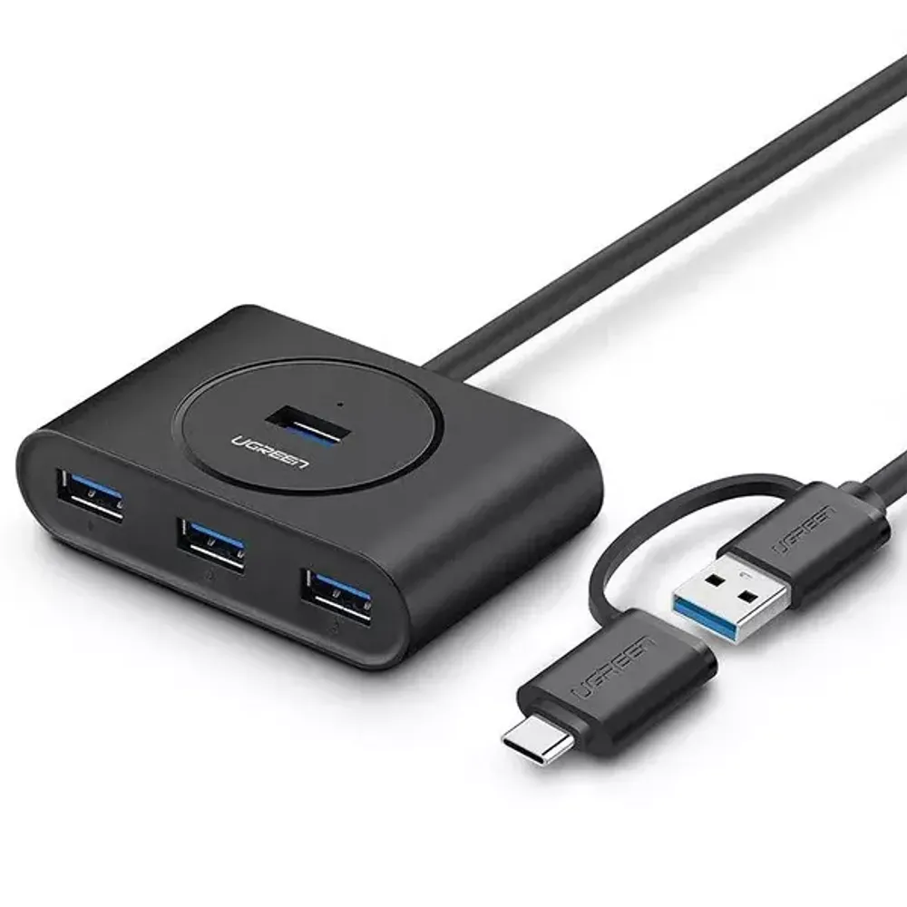 HUB CR113 USB 3.0 A With USB-C Plug 4 Ports HUB 40850