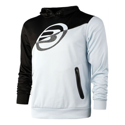 Мужская кофта теннисная Bullpadel Karakal Hoody Men - White, Black