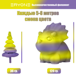 Пластик Eryone Matte Gradient Multi-Color PLA 1.75mm 1kg granite-yellow & purple