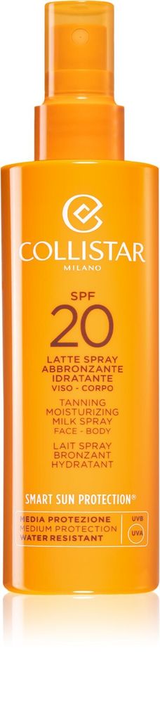 Collistar Smart Sun Protection Tanning Moisturizing Milk Spray SPF 20 защитный молочный спрей SPF 20