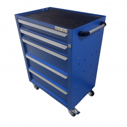 Инструментальная тележка GWT-K5B Great Wolf 5 ящиков, цз, колеса с тормозом, синяя