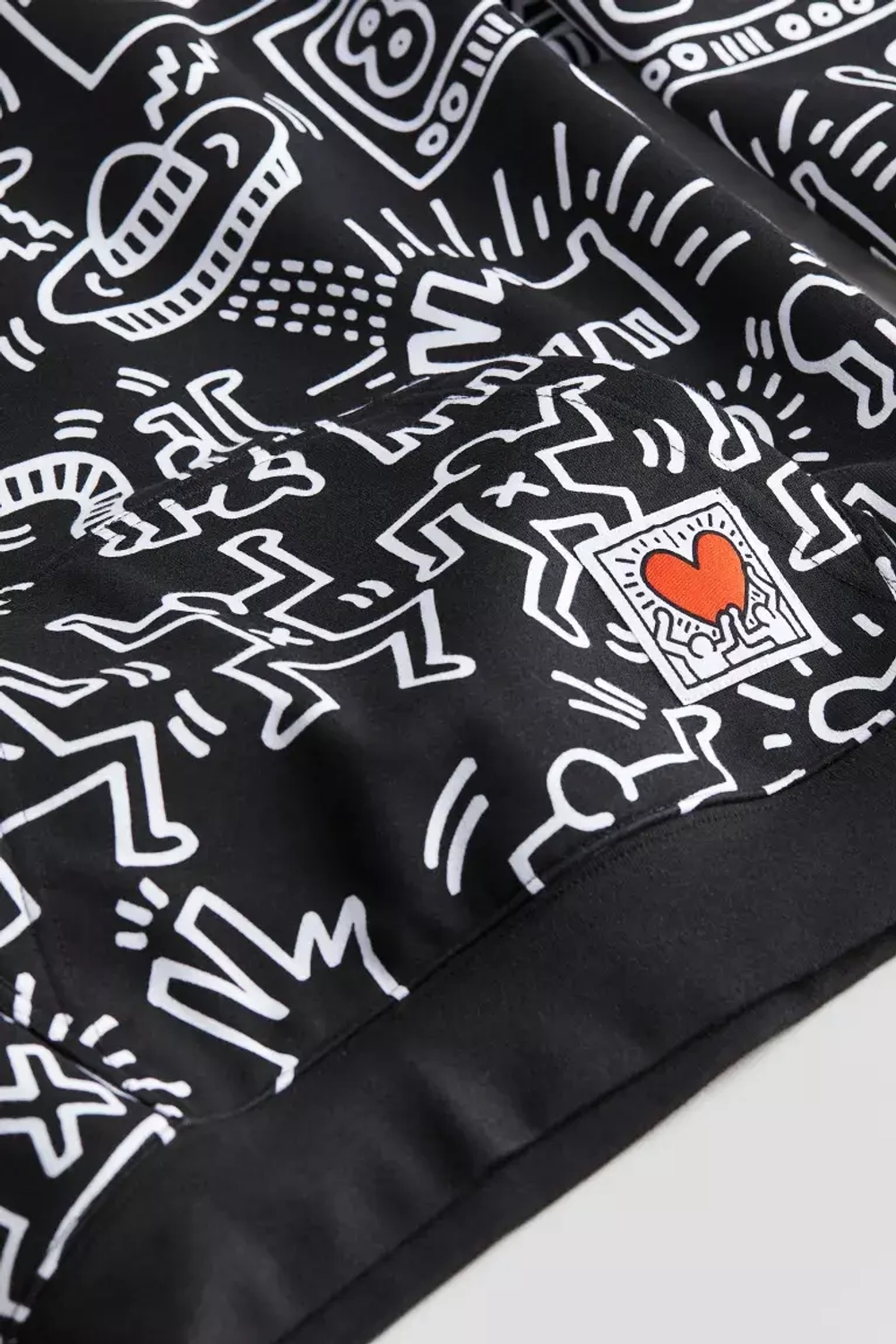 H&M Толстовка с капюшоном, черный