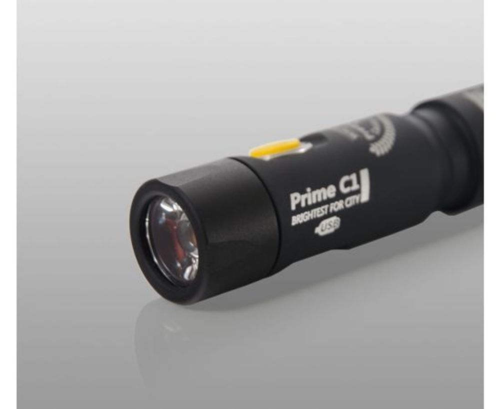 Фонарь Armytek Prime C1 Magnet USB+18350 / XP-L Теплый / 900 лм / TIR 20°:80° / 1x18350 или 1xRCR123
