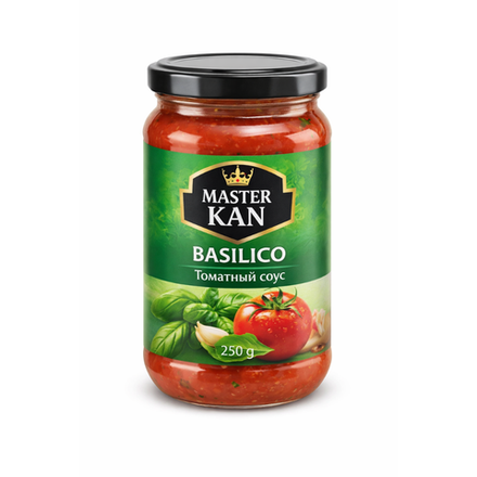 Соус томатный Маster Kan Basilico 250 гр