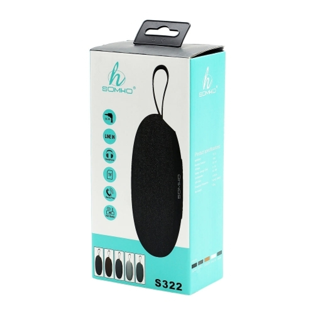 Колонка Bluetooth SOMHO S322 blue