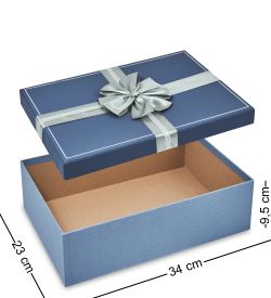 WF-179-B Набор коробок из 3 шт, синий/голубой