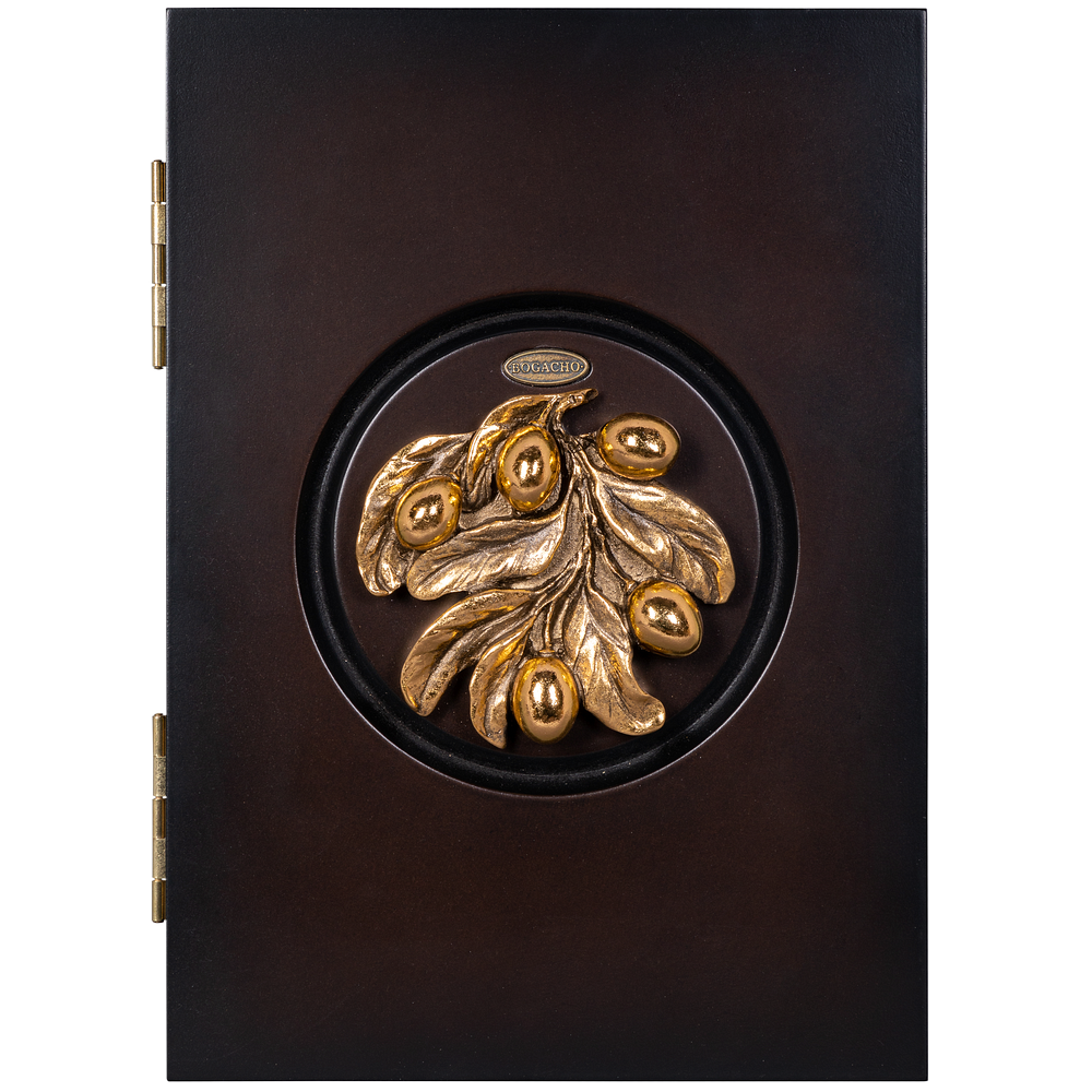 Полка ключница Oliva Branch (Олива Бранч) 2 Каштан Амбер