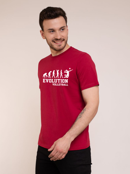 Футболка мужская "VOLLEYBALL EVOLUTION"