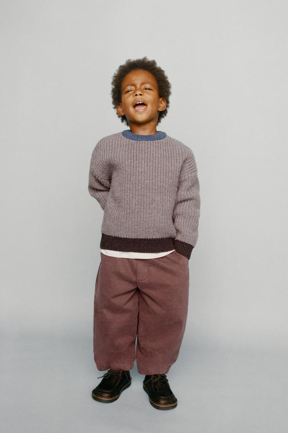 ZARA БРЮКИ BAGGY SOFT, БУРГУНДИ