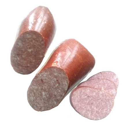 Колбаса варено-копченая салями "Сервелат Премьера" Гродненский МК