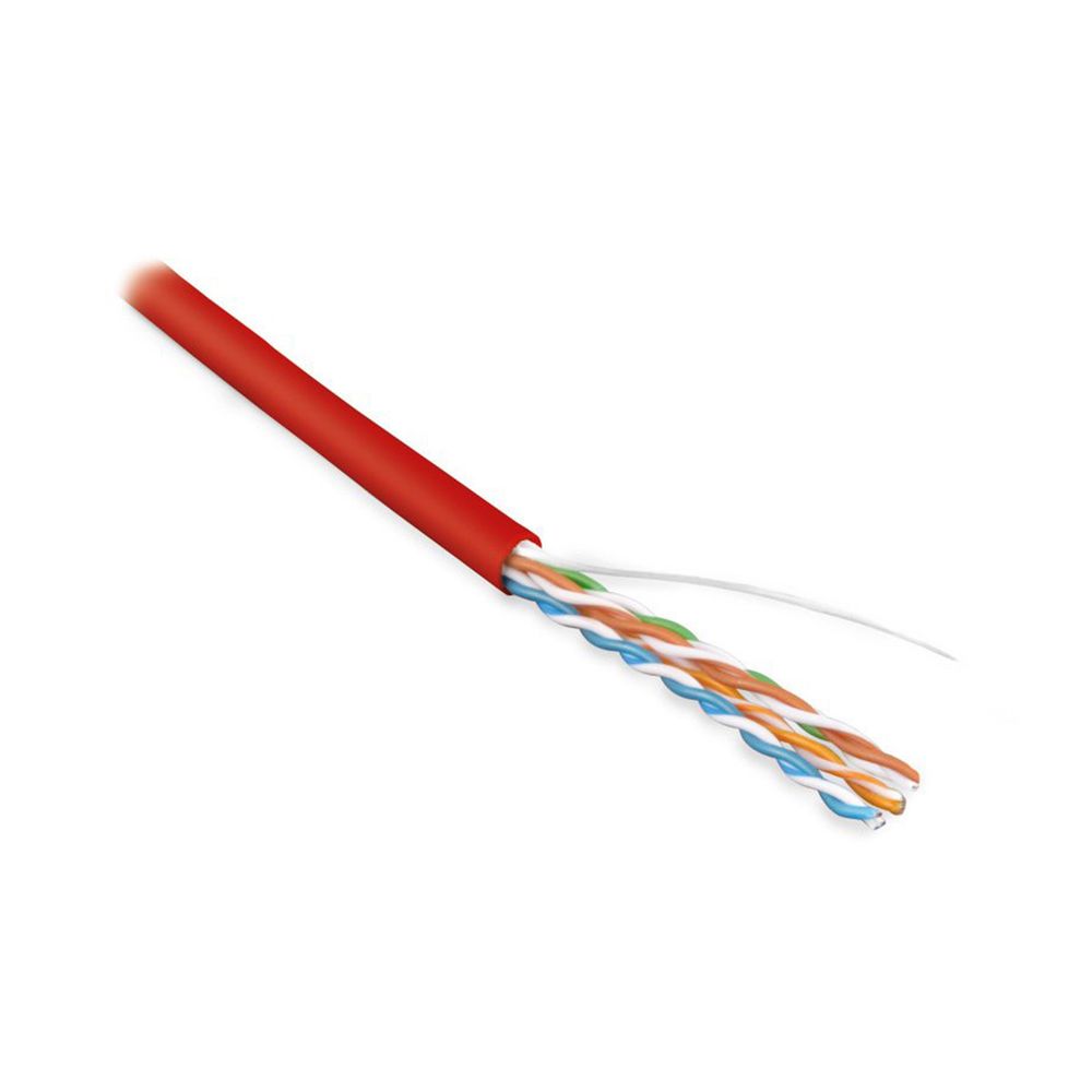 UUTP4-C5E-S24-IN-LSZH-RD-305 U/UTP кат.5е, 4 пары, 0,51 LSZH нг(А)-HF кабель витая пара Hyperline