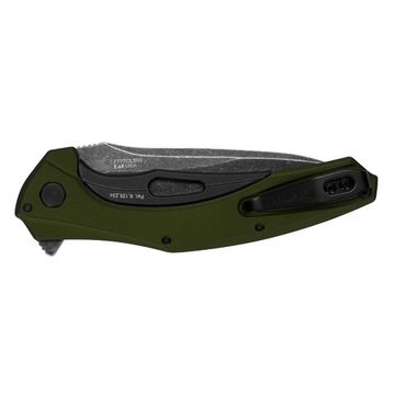 Складной нож KERSHAW Bareknuckle 7777OLBW c клинком из стали Sandvik™ 14C28N, рукоять алюминий