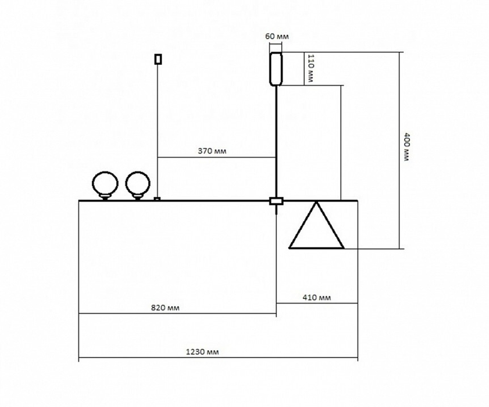 Подвесная люстра Kink Light 07620-2+1,19