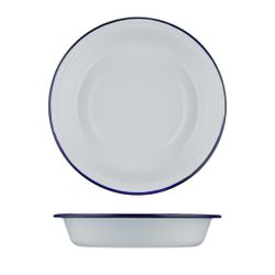 Салатник 700 мл d 21 см h3,9 см Blue Rim эмалированая сталь SUNNEX [1]